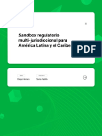 Sandbox Regulatorio Multi Jurisdiccional para America Latina y El