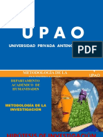 Metodología de investigación UPAO