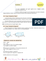 Introdução básica à geometria plana e geometria espacial