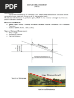 Worksheet 6 - Distance Measurement - Taping