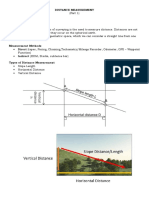 Worksheet 6 - Distance Measurement - Taping