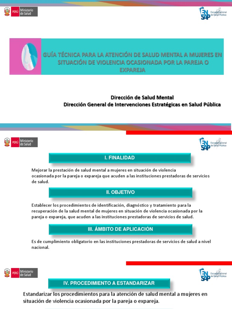 Atención de Salud Mental a Mujeres Víctimas de Violencia | PDF | Salud ...