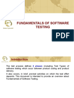 Fundamentals of Software Testing Phases