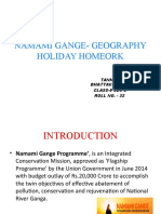 Namami Gange-Geography Holiday Homeork: Tanmoy Bhattacharjee Class-9 Sec-C Roll No. - 32