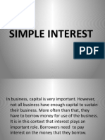 Simple Interest and More