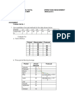 Operations MGT Module #2