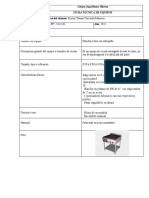 Ficha Tecnica de Equipos Proyecto