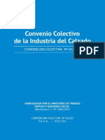 Convenio Colectivo de La Industria Del Calzado: Convencion Colectiva #652/12