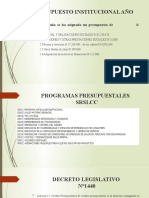 Presupuesto Institucional Año 2021