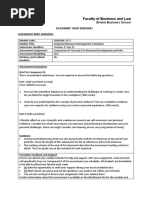 Component B - Assessment Brief 2020-2021