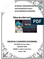 Tarea Notas de Enfermeria