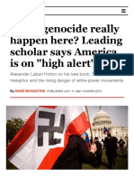 Could Genocide Really Happen Here - Leading Scholar Says America Is On - High Alert