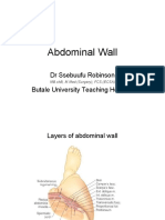 Abdominal Wall: DR Ssebuufu Robinson Butale University Teaching Hospital