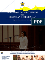 Pengendalian Gratifikasi Dan Benturan Kepentingan