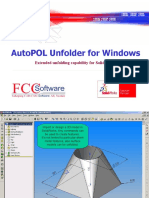 Autopol Unfolder For Windows: Extended Unfolding Capability For Solidworks