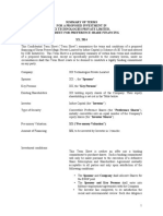 CIIE Term Sheet Template