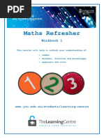 Maths Refresher Workbook 1