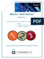 Maths Refresher Workbook 1