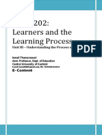 Understanding The Process of Learning - Dr. Ismail Thamarasseri
