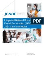 Integrated National Board Dental Examination (INBDE) 2021 Candidate Guide
