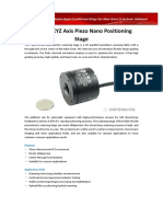 Vacuum XYZ Axis Piezo Nano Positioning Stage