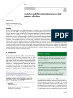 Febridx®: A Rapid Diagnostic Test For Differentiating Bacterial and Viral Aetiologies in Acute Respiratory Infections