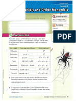 1-3 Multiply and Divide Monomials PG 23