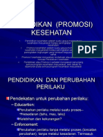 Upaya memberikan bantuan teknis dan  pendanaan untuk mendukung perilaku hidup  sehat masyarakat