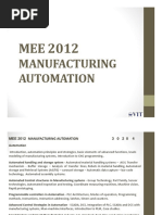 UNIT-1 Manufacturing Automation