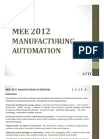 UNIT-1 Manufacturing Automation