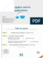 Metaphor and Its Applications: Group 1