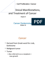 Biology, Clinical Manifestations, and Treatment of Cancer: Unit III: Cell Proliferation: Cancer