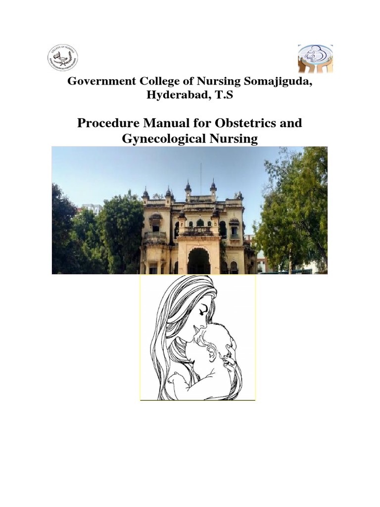 Procedure Manual For Obstetrics and Gynecological Nursing: Government ...