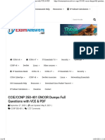 CCIE/CCNP 350-401 ENCOR Dumps Full Questions With VCE & PDF