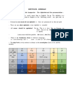 Deutsch - German: Das Alphabet Und Die Aussprache - The Alphabets and The Pronounciation