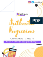 Arithmetic Progressions Class 10 + Integrated PYQs