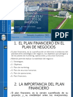 Sesion 13 Plan Financiero Finanzas Empresariales Ii Proyecto de Inversion Ii Upla 2021 1