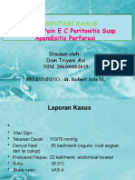 LAPORAN KASUS Peritonitis E.C. APP Perforasi 2