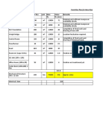 New Pipe Plant Tentative Plan and Cost Estimation