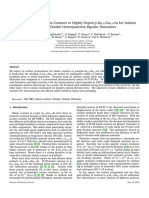 Thermally Stable Iridium Contacts to P-doped InGaAs