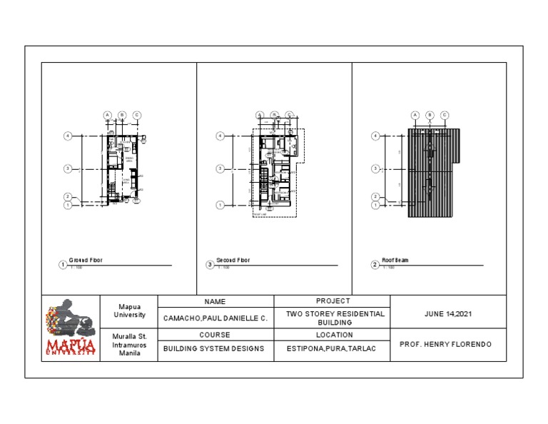 Two Storey Residential Building Plans | PDF | Queensland Heritage ...