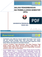 Analisis Pengembangan RPS