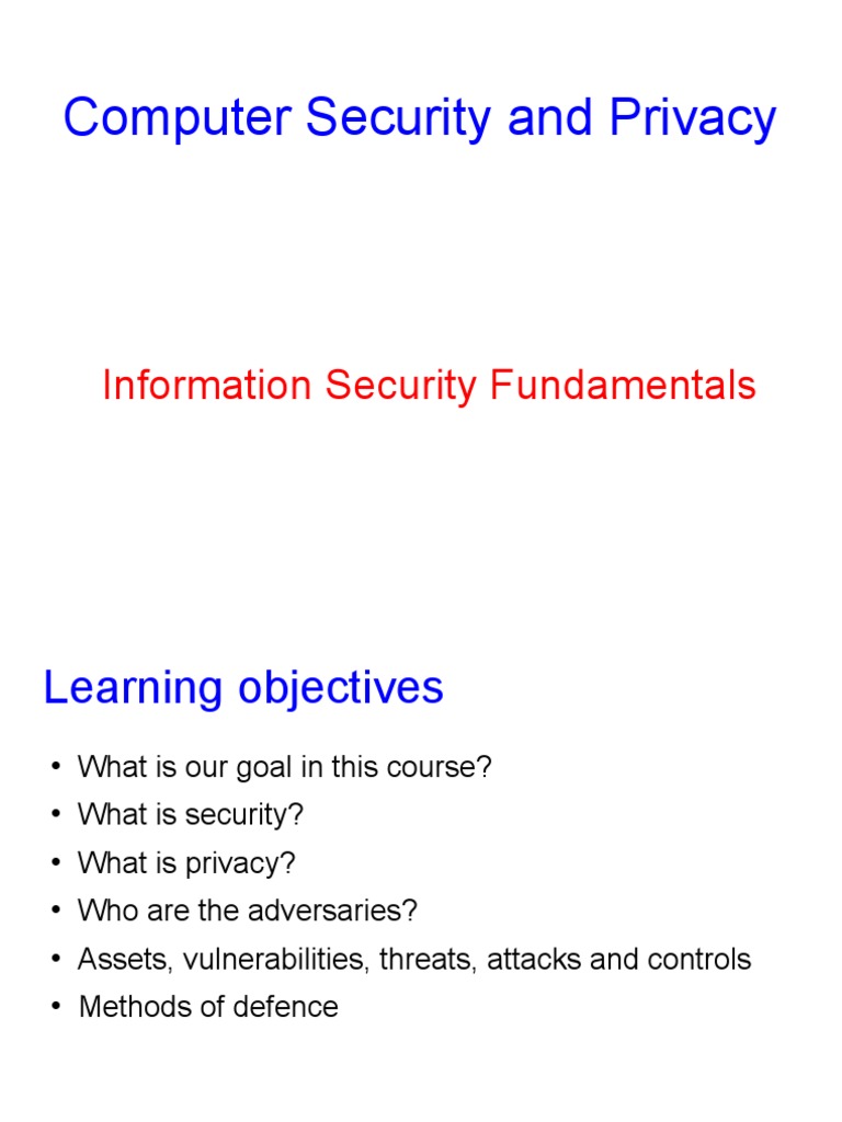 BSC Year1sem1 Information Security | PDF | Information Security ...