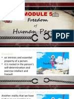 Module 5 Philosophy Freedom of Human Person