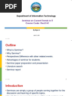 Seminar Introduction