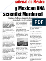 Leading Mexican DNA Scientist Murdered