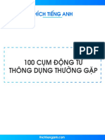 100 cụm động từ trong các đề thi tiếng anh đại học