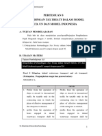 Pertemuan 8 Perbandingan Tax Treaty Dalam Model Oecd, Un Dan Model Indonesia