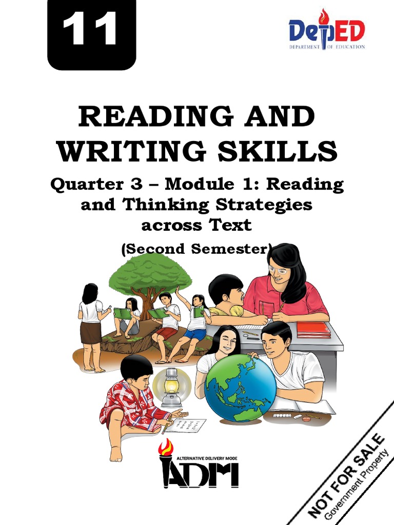 Reading and Writing Skills Quarter 3 Module 1 Reading and Thinking
