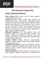 GATE 2021 Mechanical Engineering Syllabus